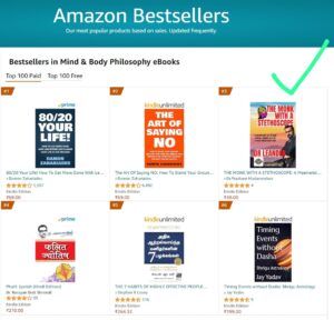 the monk with a stethoscope bestseller amazon Dr Prashant Madanmohan Leander