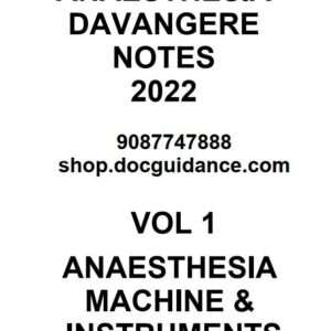 Davangere Anaesthesia Notes