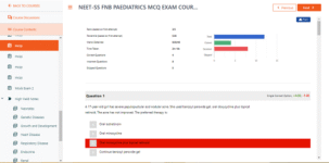 Neet ss Fnb Pediatrics superspecialities mcq question bank mock exam course